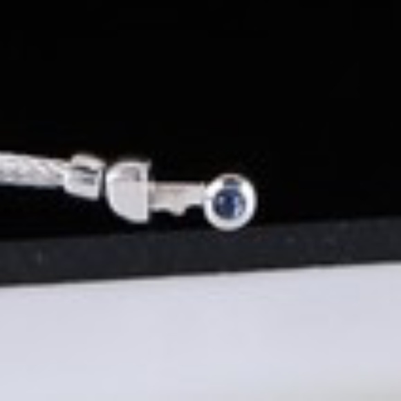 Charriol 18K White Gold Stainless Steel 0.50ct Diamond Cable Wire Bracelet - Picture 9 of 9